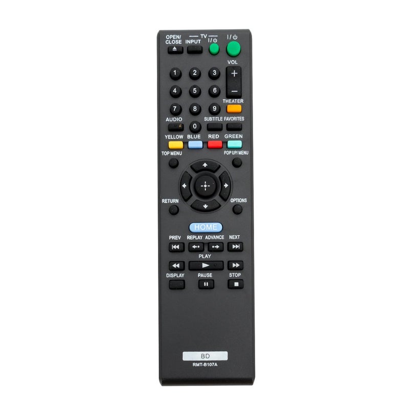 econtrolly New RMT-B107A Remote Control fits for Sony BLU RAY BDP-S270/WM BDP-S370 BDP-S470 BDP-S570 BDP-S570/WM RMTB107A BDPS270/WM BDPS370 BDPS470 BDPS570 BDPS570/WM BDP-BX37 BDP-BX57 BDP-S270 BDPBX37 BDPBX57 - Image 1
